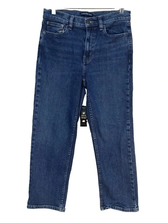 Calvin Klein Jeans Women’s Size 8 Blue Medium Wash straight Leg Denim - Picture 3 of 12